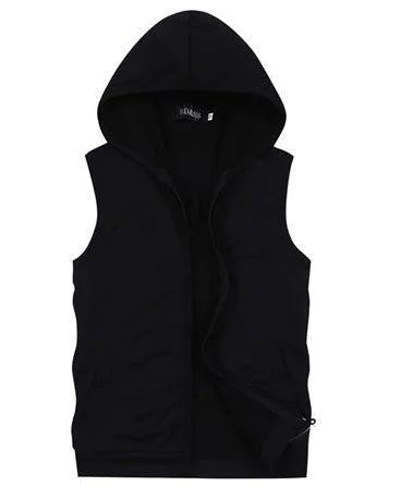 Men's Sleeveless Workout Hoodie for Gym and Running