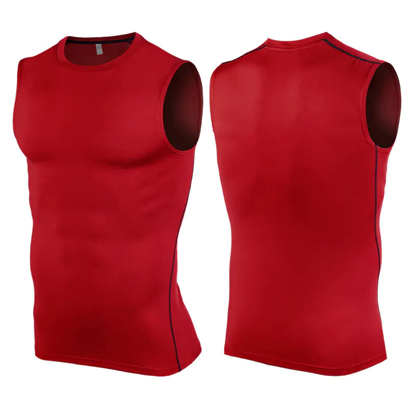 Men's Compression Workout Tank Top for Running and Gym